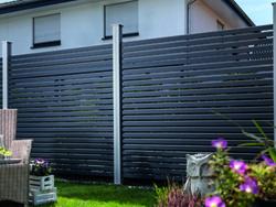 Zaunplaner enthlt Elemente mit variabler Breite