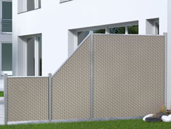 Zaunplaner enthlt Elemente mit variabler Breite