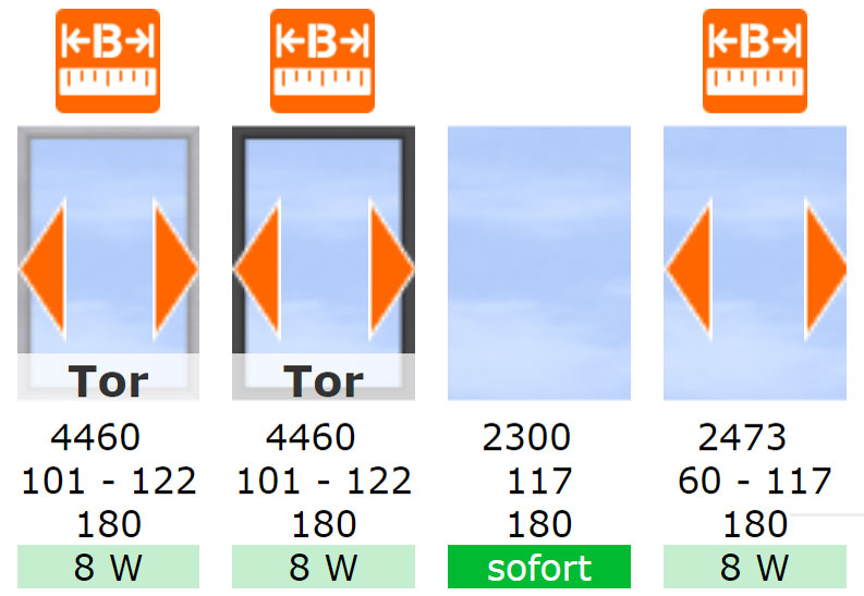 Sonderma&szlig;e f&uuml; Tore und Z&auml;une