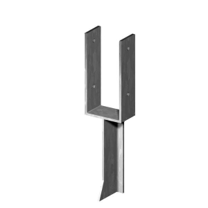 U-Pfostenlasche T-Dolle 121mm feuerverzinkt