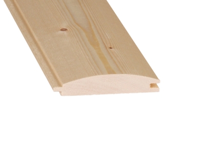 Blockhaus-Profilbretter 19x96mm - aus nordischer Fichte