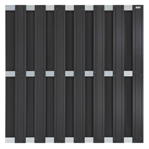 Elephant Design Sichtschutz WPC, anthrazit 180x180cm