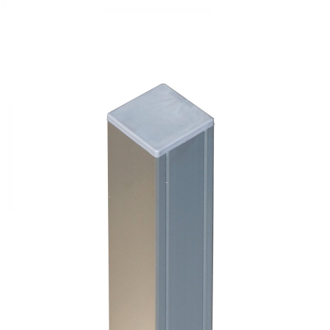 Elephant Pfosten Alu anodisiert 6,8x6,8x185cm mit Holzkern