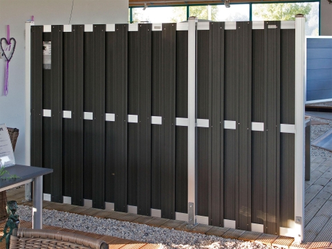 Zaunanlage-4 Elephant Design anthrazit