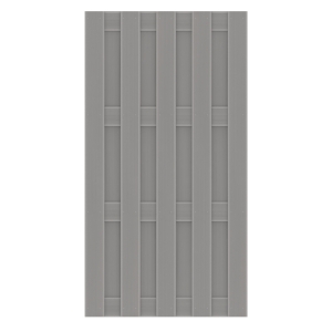 Sichtschutz Jumbo WPC grau - 95x179cm Sichtschutz Jumbo WPC grau - 95x179cm