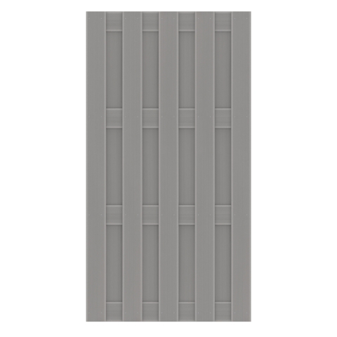Sichtschutz Jumbo WPC grau - 95x179cm