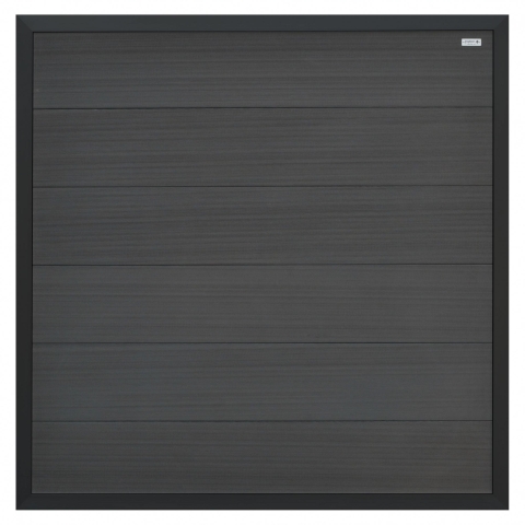 Elephant Sichtschutz Forte WPC anthrazit-Rahmen anthrazit 180x180cm