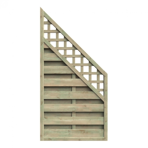 Dichtzaun Mailand Abschluss 90x180/90cm Kiefer kdi gr�n