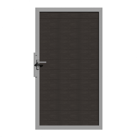 GrojaSombra WPC Zauntor black 100x180