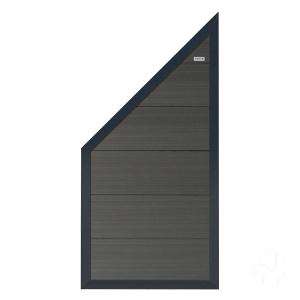Elephant Sichtschutz Forte WPC anthrazit-Rahmen anthrazit 90x180-93cm Abschlusselement Elephant Sichtschutz Forte WPC anthrazit-Rahmen anthrazit 90x180-93cm Abschlusselement