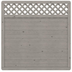 Sichtschutzzaun Arzago Fichte grau lasiert 179x179cm 1388 Sichtschutzzaun Arzago Fichte grau lasiert 179x179cm 1388
