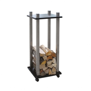 Lienbacher Brennholzregal mit Rollen Lienbacher Brennholzregal mit Rollen