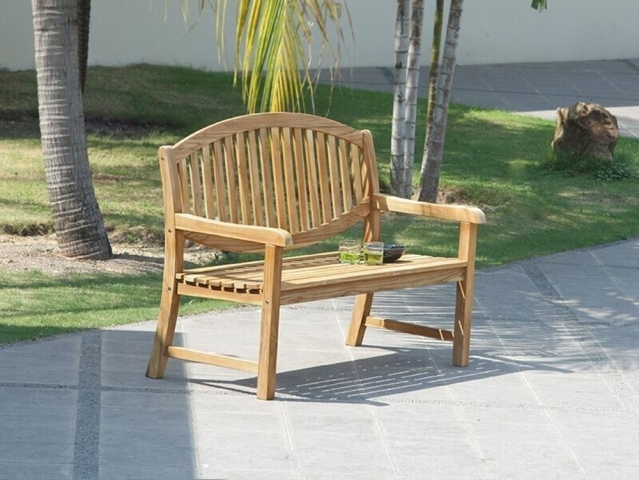 Zebra Yachtclub Bootsbank 130x56x100cm aus Teakholz