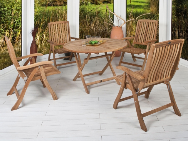 Zebra Gartenm�bel-Set Poker-Bueno