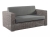Alexander Rose Monte Carlo Lounge Sofa 150cm, Geflecht Grau mit Kissen