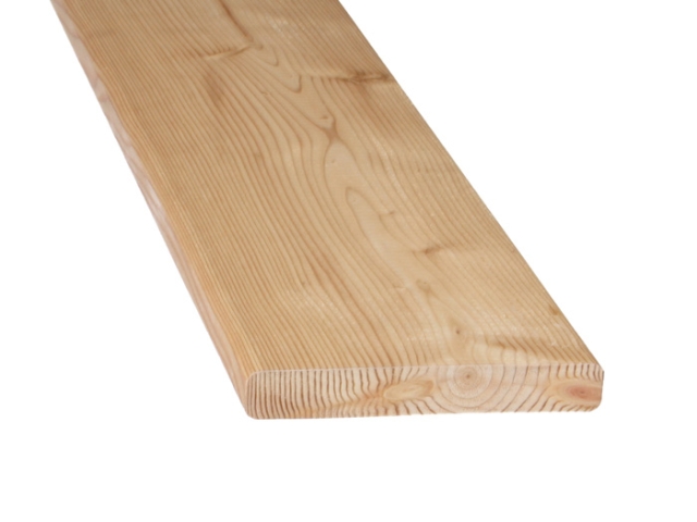 Glattkantbrett kanadische L�rche 21x140mm gehobelt