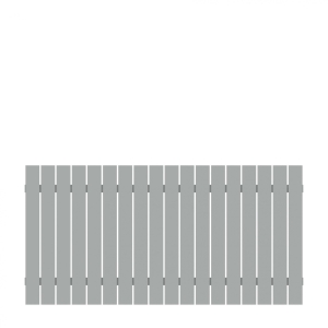 Squadra Vorgartenzaun 180x90cm silber