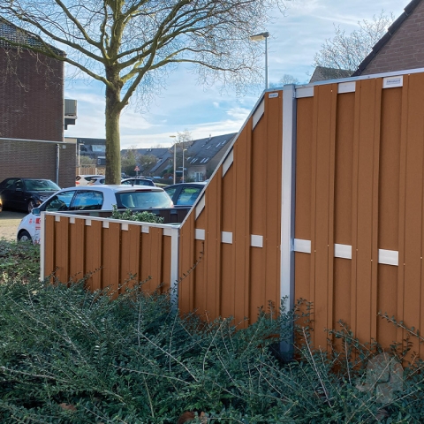 Elephant Design Niedrigzaunelement WPC, braun 180x93cm