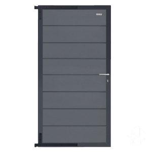 Elephant Zauntor Modular EVO 180 WPC steingrau 90x176cm, Leiste Anthrazit inkl. Beschlag Elephant Zauntor Modular EVO 180 WPC steingrau 90x176cm, Leiste Anthrazit inkl. Beschlag