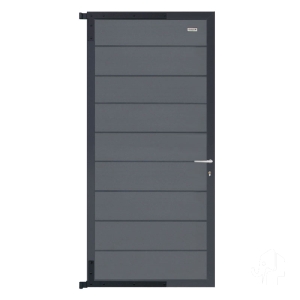 Elephant Zauntor Modular EVO 200 WPC steingrau 90x197cm, Leiste Anthrazit inkl. Beschlag Elephant Zauntor Modular EVO 200 WPC steingrau 90x197cm, Leiste Anthrazit inkl. Beschlag