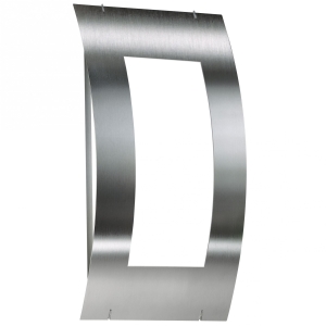 CMD Wandleuchte Aqua Quadrat 37 Edelstahl