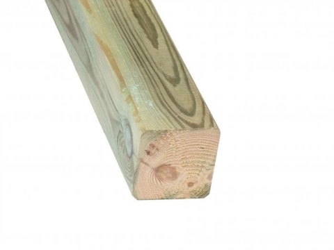 Kantholz 7x7x270cm Kiefer druckimpr�gniert glatt gehobelt