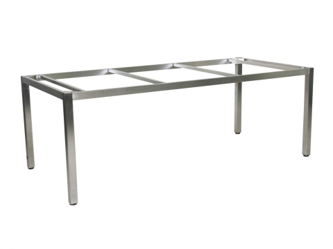 Zebra Opus Tischgestell 210x100cm Edelstahl ohne Tischplatte