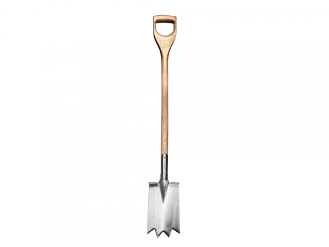 Sneeboer Steinspaten mit Tritt, D-Griff 9015