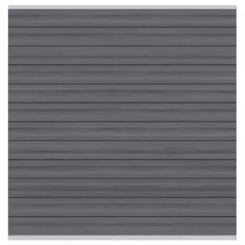 System WPC Platinum Zaunfeld-Set grau 2610 - 178x183cm
