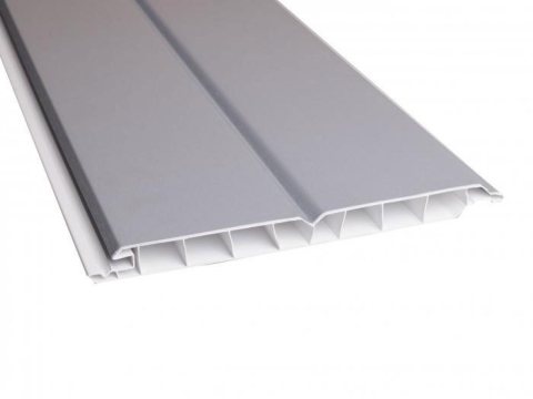 GroJa Nut-Feder Profil Kunststoff GJ200 basaltgrau 20x300cm