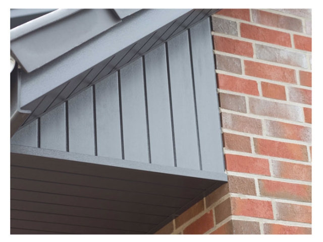 GroJa Nut-Feder Profil Kunststoff GJ200 basaltgrau 20x300cm