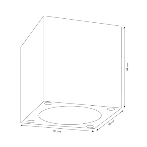 LCD Deckenleuchte 5028 Graphit