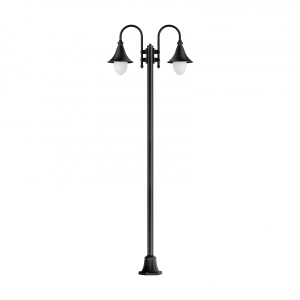 LCD Standleuchte 1077 Schwarz