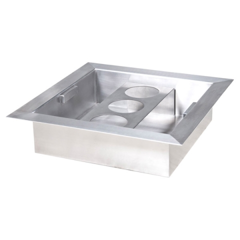 Zebra Quadux Edelstahl Flaschenhalter 31x13x7,5cm