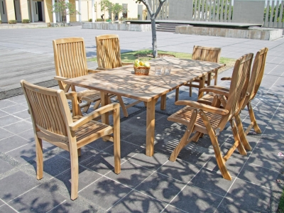 Zebra Gartenmöbel-Set Bueno-Brasilia Teakholz Zebra Gartenmöbel-Set Bueno-Brasilia Teakholz