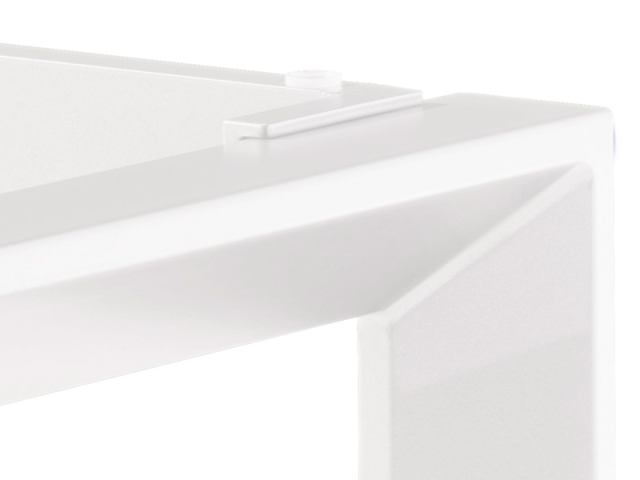 Sieger Gartentisch 90x90cm Polytec Bronze-Gestell Wei�