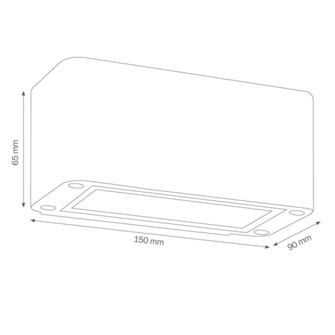 LCD Wandleuchte 5045 Graphit