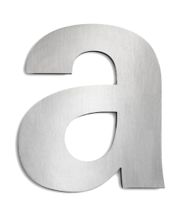 CMD Hausnummer gro&szlig; a Edelstahl