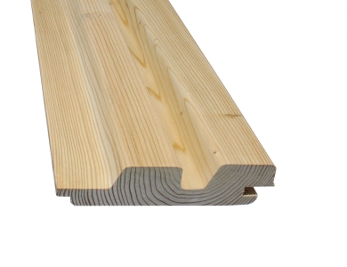 Fassadenprofil Doppelrhombus-Profil 27x144mm aus kanadischer L&auml;rche