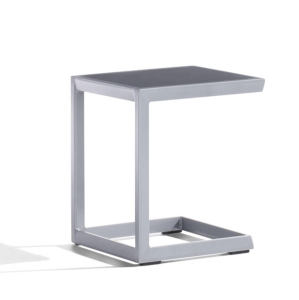 Sieger Cannes Beistelltisch Aluminium graphit, 45x35x50cm