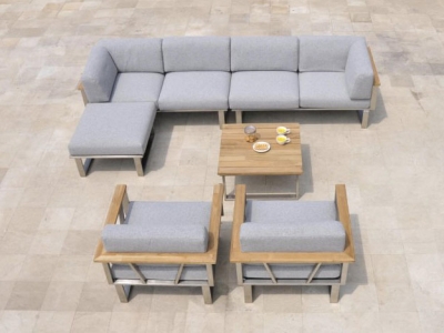 Zebra Gartenmöbel-Set Belvedere Lounge 4 Zebra Gartenmöbel-Set Belvedere Lounge 4