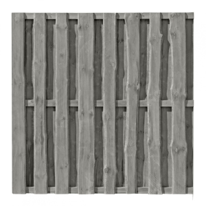 Natura Bohlenzaun Kiefer kdi grau 180x180cm Natura Bohlenzaun Kiefer kdi grau 180x180cm