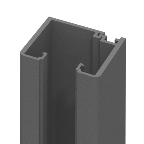 System U-Klemmprofil 2778, anthrazit - 105cm