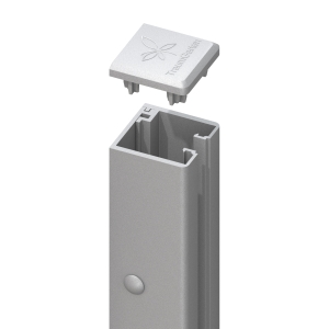 System U-Klemmprofil 2779, silber - 105cm