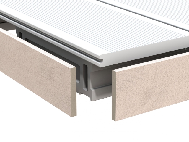 DreamDeck Platinum WPC Abschlussleiste 2693 - 10x62x2000mm creme