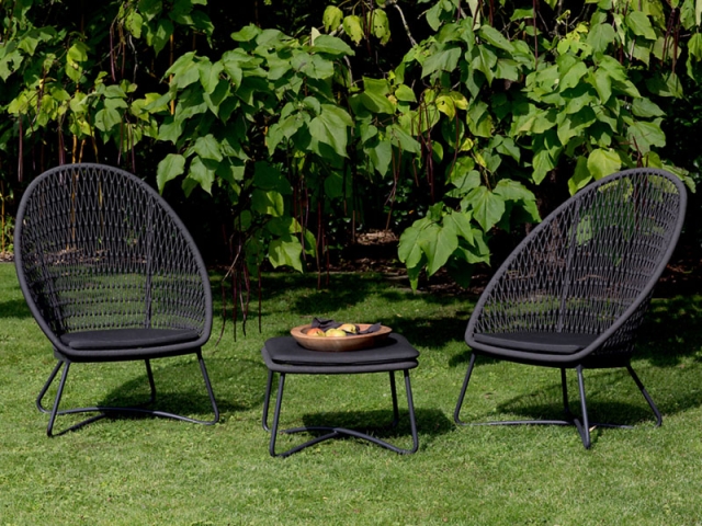 Niehoff Kuta Hocker 50x50cm mit Kissen