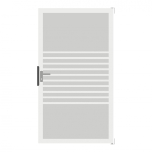 Groja Ambiente Glastor DIN links 100x180cm Streifen-Rahmen EV1 Groja Ambiente Glastor DIN links 100x180cm Streifen-Rahmen EV1