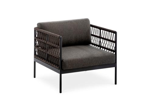 Niehoff Azuri Loungesessel Alumium anthrazit inkl. Polster