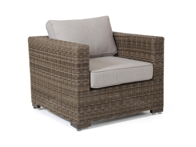 Brafab Ninja Lounge Sessel, Geflecht New Rustic, inkl. Polster