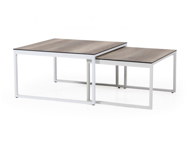 Brafab Talance Kaffeetisch-Set, wei�-beige